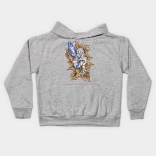 Sleepy Winter Fairy Kids Hoodie